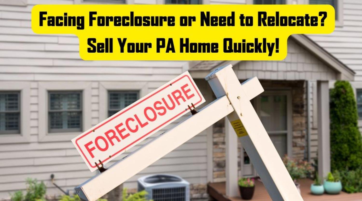 Facing Foreclosure? We Have Your Back!